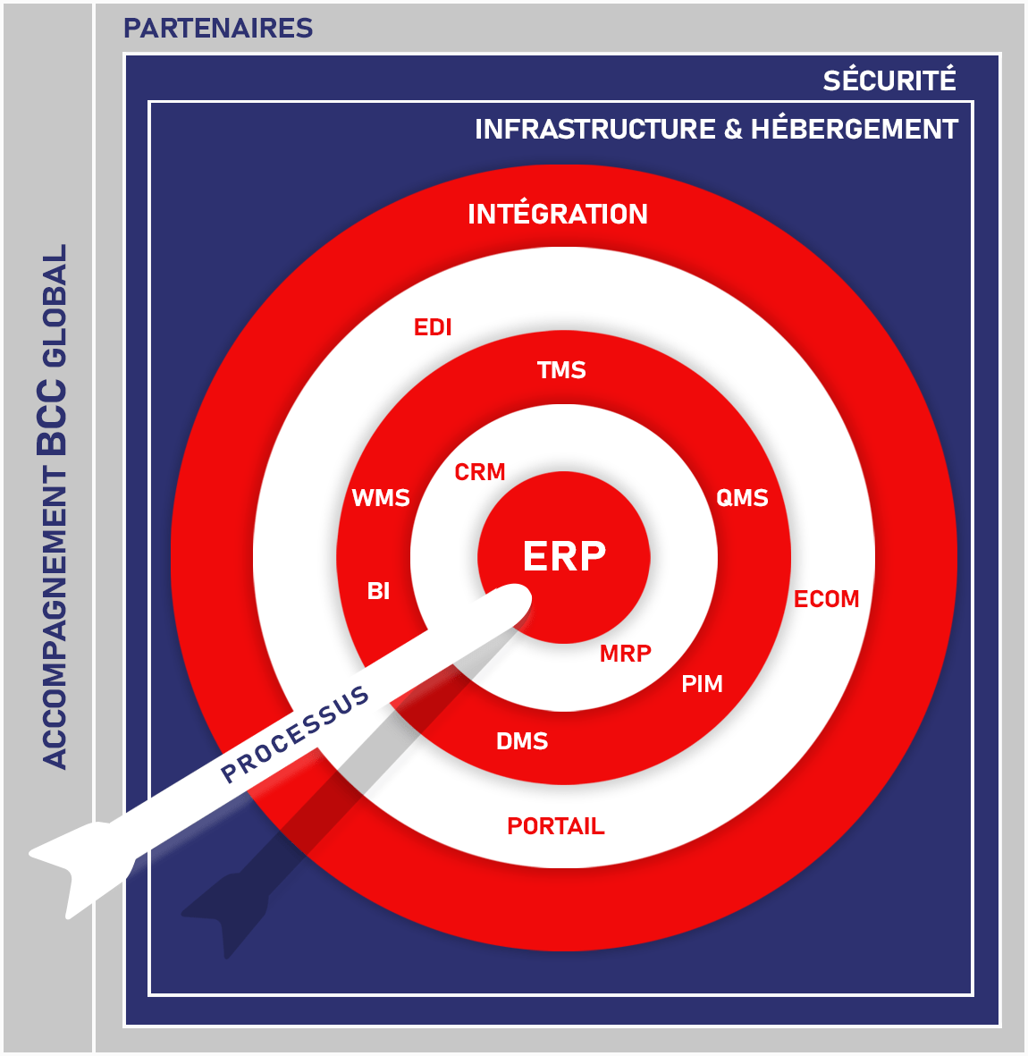 Graphique de l'écosystème BCC Global